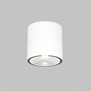 LED-alasvalo Maytoni Spin valkoinen 230V 12W 1050lm 155° IP54 930