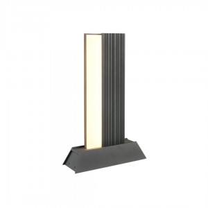 Pollarivalaisin Trio Lighting Mariza antrasiitti 11W 1150lm IP65 3000K lämmin valkoinen