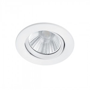 LED-alasvalo Trio Lighting Pamir valkoinen pyöreä  5,5W 345lm IP23 3000K lämmin valkoinen