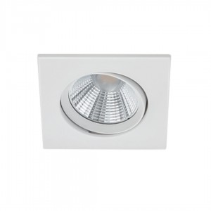 LED-alasvalo Trio Lighting Pamir valkoinen nelikulmainen 5,5W 345lm IP23 3000K lämmin valkoinen