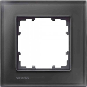 Kehys SIEMENS Miro 1 slot  5TG1201-2 musta IP20