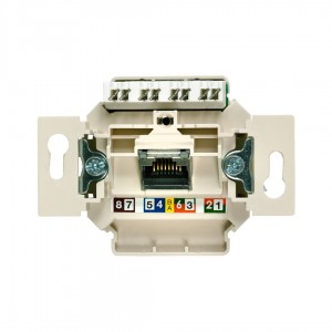 Sisältö SIEMENS CAT 6 pesa 1-ne plast krone 13410401 IP20