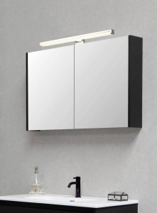 LED-seinävalaisin Trio Lighting Lino 230V 7,4W 900lm IP44 3000K lämmin valkoinen