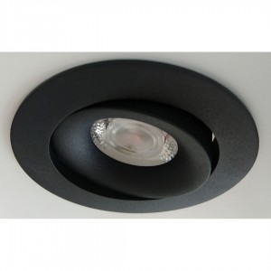 Recessed light PROLUMEN DL8 dimmerdatav black 230V 8W 720lm 40° IP54 TRIAC 930