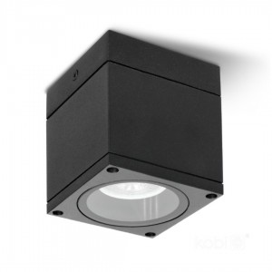 LED garden light QUERK 1 1xGU10 black 230V GU10 IP54