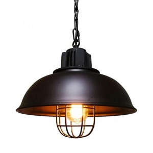 Pendant light black E27 IP20