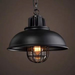 Pendant light black E27 IP20