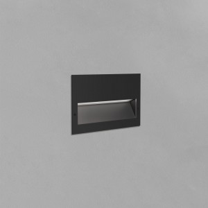 LED wall light RAY 350 black 230V 9W 400lm IP66 DALI 830