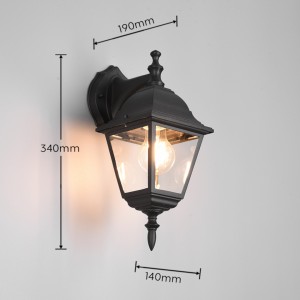 Fassaadivalgusti LIVENZA antiikne messing 230V E27 IP44