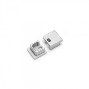 End cup TOPMET SMART10 with hole gray