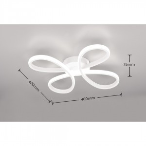 Ceiling lamp FLY white 22W 2600lm IP20 TRIAC 4000K pure white