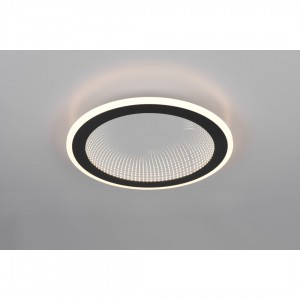 Plafoon Trio Lighting Glace must / valge ümar 21.5W 2600lm CRI80 IP20 TRIAC 2700K-6500K WARM TO COLD