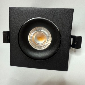 LED Allvalgusti DL8 dimmerdatav must neljakandiline 8W 720lm IP54 TRIAC 930