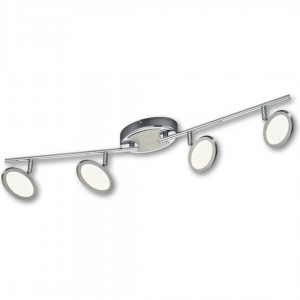 Ceiling lamp Trio Lighting Dullent 4 nickel 17.5W 1600lm IP20 3000K warm white