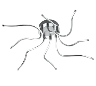 Ceiling lamp Trio Lighting Portofino Switch Dim chrome 29W IP20 3000K warm white