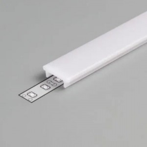 Aluminium profile cover TOPMET K, 2m, opal, 60% PC