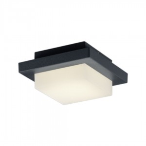 Facade luminaire Trio Lighting Hondo anthracite 3.5W 330lm IP54 3000K warm white