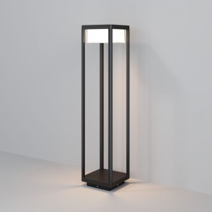 Bollard light Maytoni Baker Street black square 10W 520lm 180° IP65 830