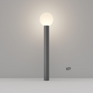 Bollard light Maytoni Bold gray 60W E27 IP54