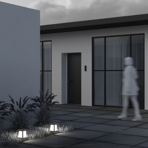 Опорный светильник Maytoni Trim графит E27 IP65