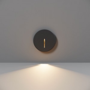 Встраиваемый фасадный светильник Maytoni Lock черный 100-240V 3W 10lm 30° IP54 830