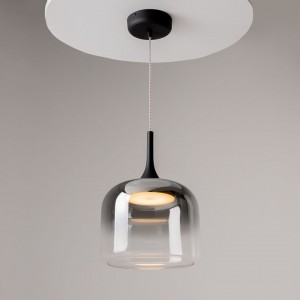 Pendant lamp Maytoni Spirito black 12W 1600lm 120° IP20 830