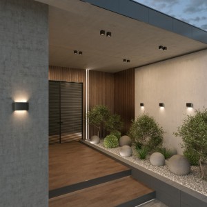 Facade luminaire Maytoni Pull graphite 5W 300lm 35° IP54 830