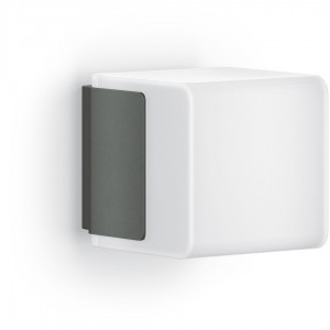 Seinävalaisin STEINEL liiketunnistimella varustettu valaisin  L 835 antrasiitti pyöreä  9,1W 616lm 80° IP44 830