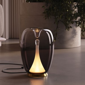 Table lamp Splash gold / amber 9W 360lm 360° IP20 830