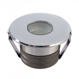 Ground light Deko-Light Peacock silver round 2W 150lm IP67 830