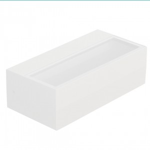 Fassaadivalgusti PROLUMEN Gradon alla valgus valge 230V 10W 850lm 80x110xasymetric 40° IP65 930