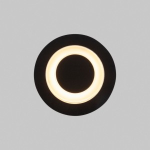 Süvistatav fassaadivalgusti Maytoni Limo must 3W 120lm 72° IP65 830