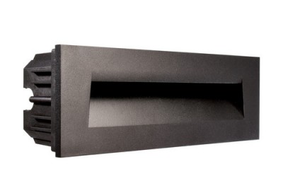 Süvistatav fassaadivalgusti Deko-Light Base III Rounded kate must