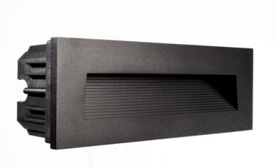 Süvistatav fassaadivalgusti Deko-Light Base III Step kate must