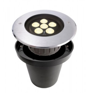 Maapinnavalgusti Deko-Light Asymmetrical hõbedane 11.9W 700lm IP67 830