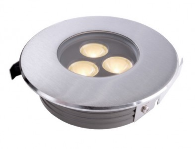 Maapinnavalgusti Deko-Light Flat II hõbedane 5.8W 400lm IP67 830