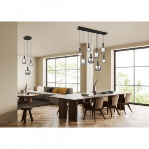 Rippvalgusti Trio Lighting Diva 3 must E27 IP20