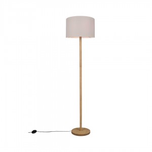 Põrandavalgusti Trio Lighting Korba valge E27 IP20