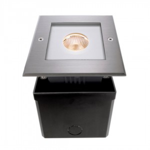 Maapinnavalgusti Deko-Light Square COB I hõbedane 7.7W 700lm IP67 830