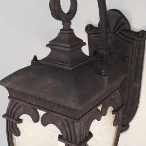 Julkisivuvalaisin Maytoni Fleur antiikkipronssi 60W E27 IP44