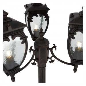 Опорный светильник Maytoni Fleur 3 античная бронза 60W E27 IP44