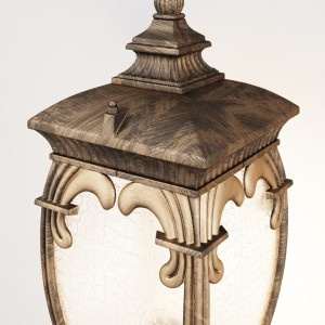 Pollarivalaisin Maytoni Fleur musta kullalla 60W E27 IP44