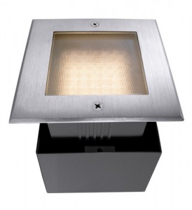 Maapinnavalgusti Deko-Light Square II hõbedane 3.2W 215lm IP67 830