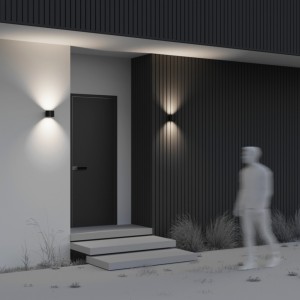 Facade luminaire Maytoni Fulton black 6W 400lm 90° IP54 830