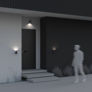 Julkisivuvalaisin Maytoni Bowery musta 50W GU10 IP54