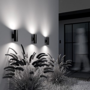 Julkisivuvalaisin Maytoni Bowery 2 musta 50W GU10 IP54