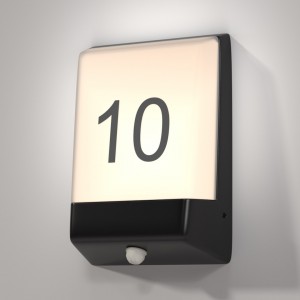 Fassaadivalgusti Maytoni Row liikumisanduriga grafiit 9W 500lm 117° IP44 830