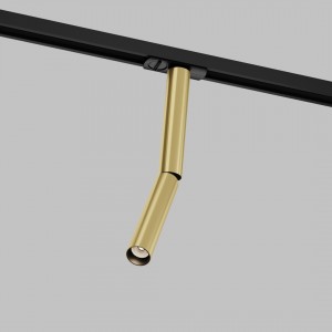 1-faasiline siinivalgusti Maytoni Unity Focus Dual must / kuldne 230V 6W 460lm 36° IP20 930