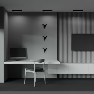 Однофазный трековый светильник Maytoni Unity Basis Rot черный 230V 12W 780lm 110° IP20 930