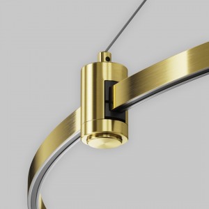 Voolusiin Maytoni riputuskomplekt toiteploki sisendiga Flarity messing 24V